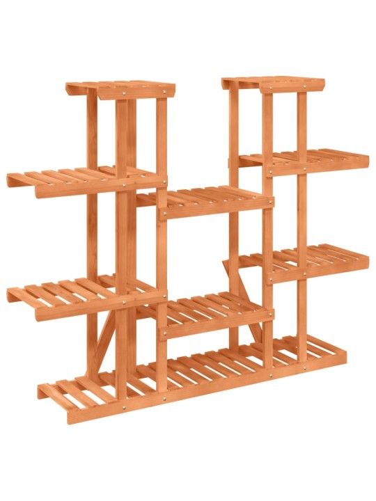 Stojan na květiny 110 x 25 x 110,5 cm masivní jedlové dřevo
