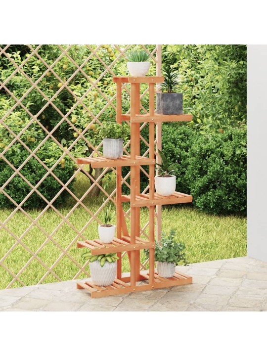 Stojan na květiny 75 x 25 x 140,5 cm masivní jedlové dřevo