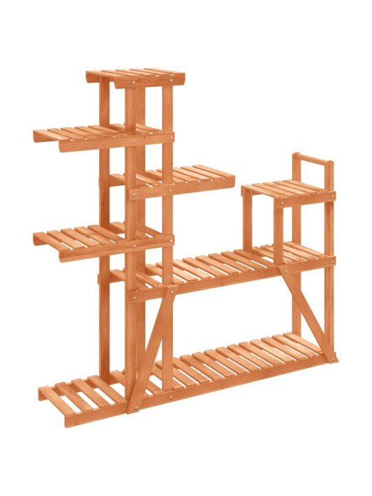 Stojan na květiny 110 x 25 x 111 cm masivní jedlové dřevo