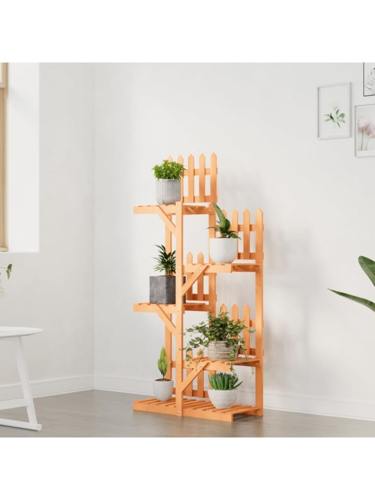 Stojan na květiny 60 x 25 x 130 cm masivní jedlové dřevo