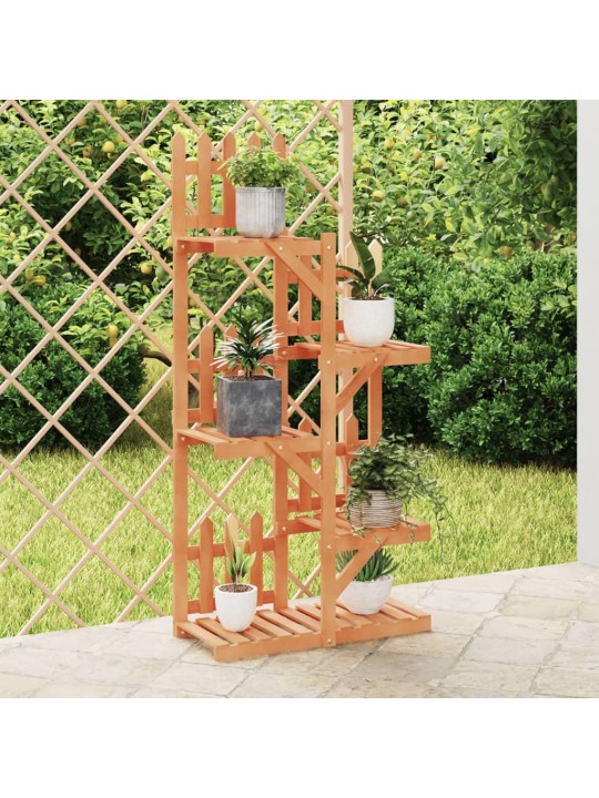 Stojan na květiny 60 x 25 x 130 cm masivní jedlové dřevo
