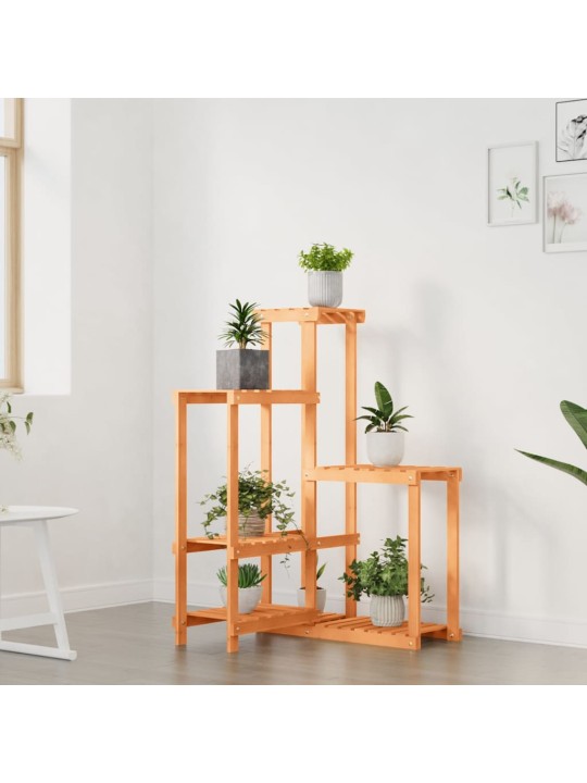 Stojan na květiny 62,5x61,5x101,5 cm masivní jedlové dřevo