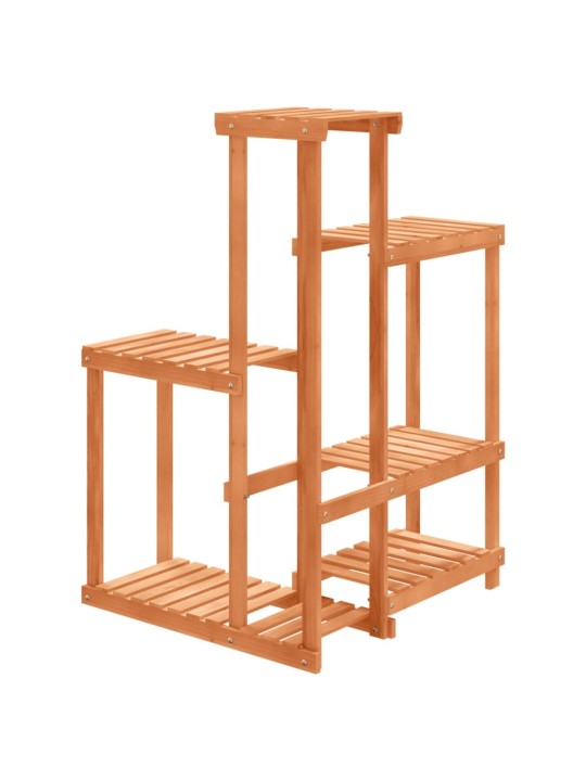 Stojan na květiny 62,5x61,5x101,5 cm masivní jedlové dřevo