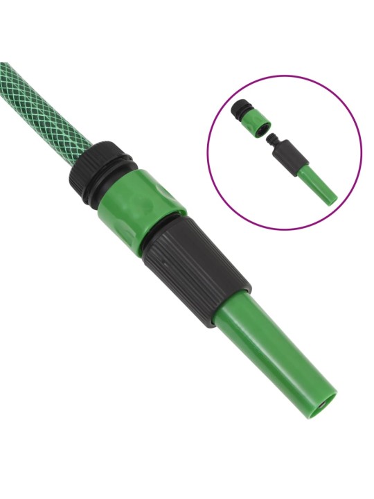 Zahradní hadice se sadou koncovek zelená 0,75" 50 m PVC