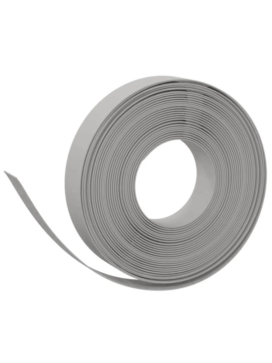 Travní lemy 4 ks šedé 10 m 10 cm polyethylen