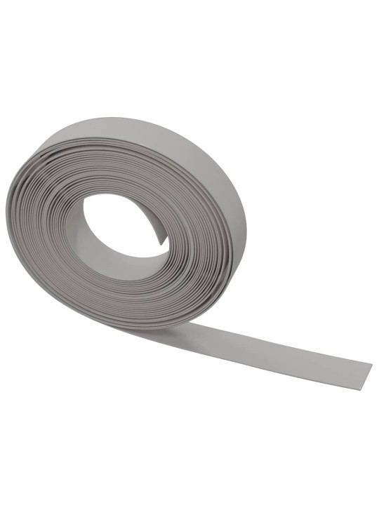 Travní lemy 4 ks šedé 10 m 10 cm polyethylen