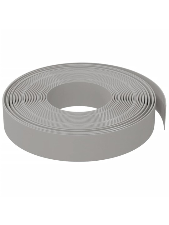 Travní lemy 4 ks šedé 10 m 10 cm polyethylen