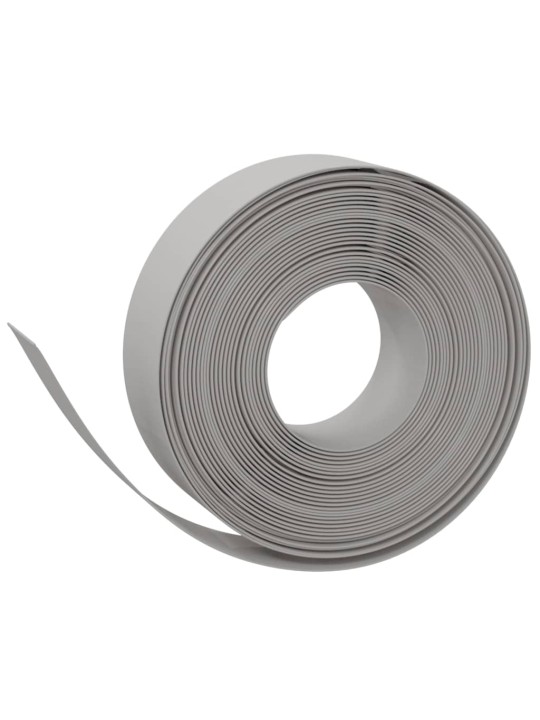 Travní lemy 3 ks šedé 10 m 15 cm polyethylen