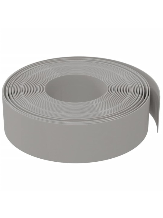 Travní lemy 3 ks šedé 10 m 15 cm polyethylen