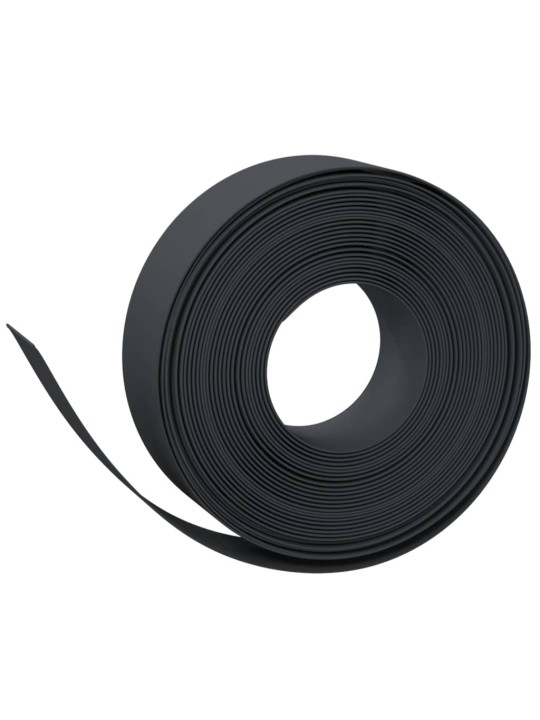 Travní lemy 4 ks černé 10 m 15 cm polyethylen