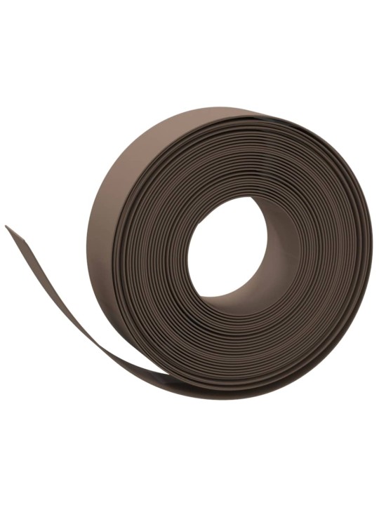 Travní lemy 4 ks hnědé 10 m 15 cm polyethylen