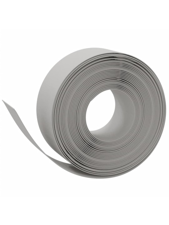 Travní lemy 2 ks šedé 10 m 20 cm polyethylen