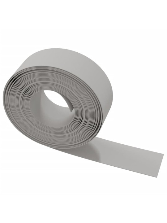 Travní lemy 4 ks šedé 10 m 20 cm polyethylen