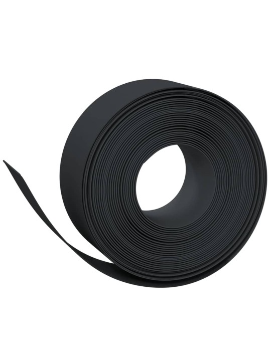 Travní lemy 4 ks černé 10 m 20 cm polyethylen