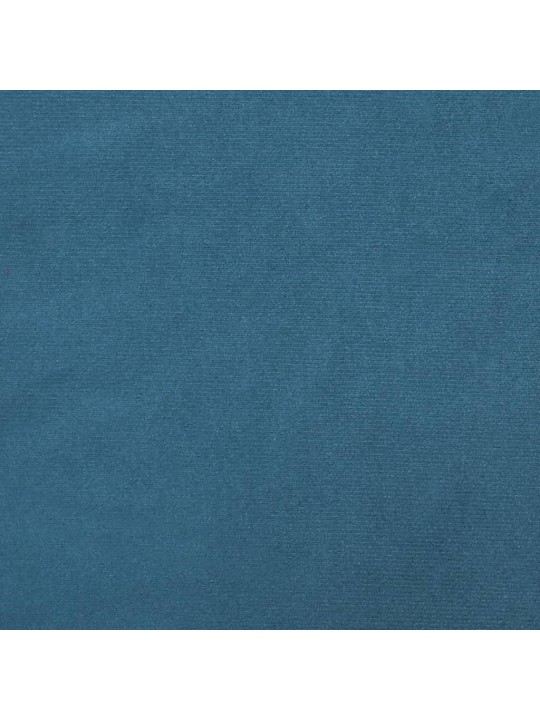 Židle s vysokým opěradlem modrá samet design s knoflíky