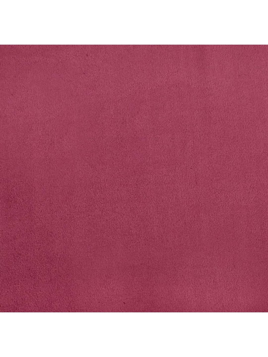 Židle s vysokým opěradlem vínová samet design s knoflíky