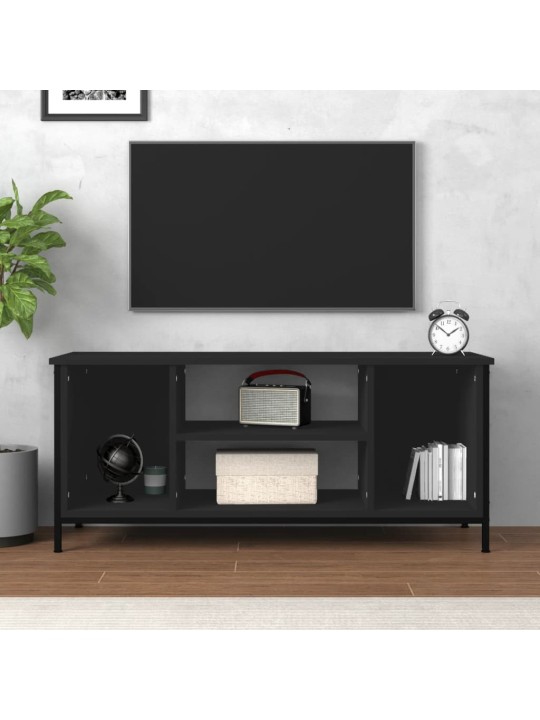 TV skříňka černá 102 x 35 x 45 cm kompozitní dřevo