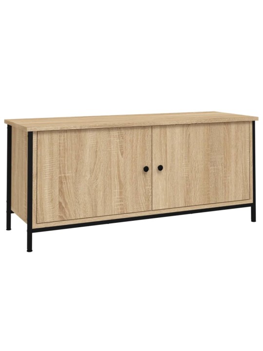 TV skříňka s dvířky dub sonoma 102x35x45 cm kompozitní dřevo