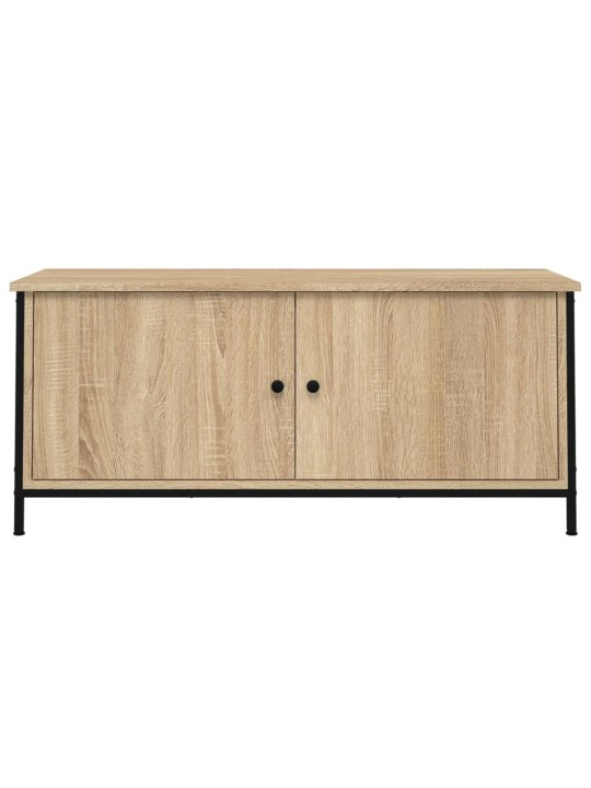 TV skříňka s dvířky dub sonoma 102x35x45 cm kompozitní dřevo