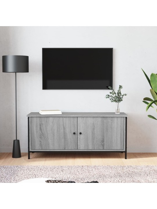 TV skříňka s dvířky šedá sonoma 102x35x45 cm kompozitní dřevo