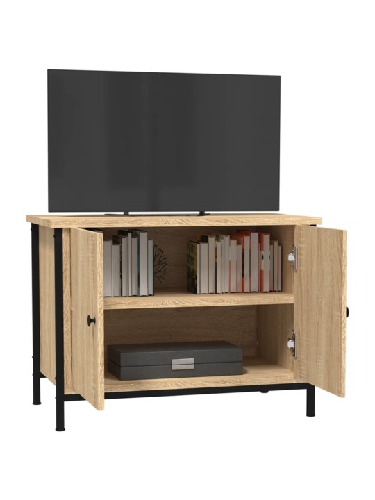 TV skříňka s dvířky dub sonoma 60 x 35 x 45 cm kompozitní dřevo