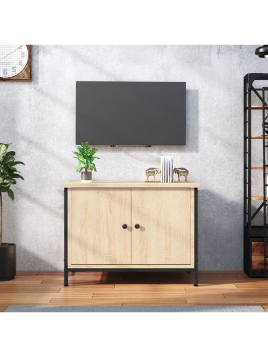 TV skříňka s dvířky dub sonoma 60 x 35 x 45 cm kompozitní dřevo