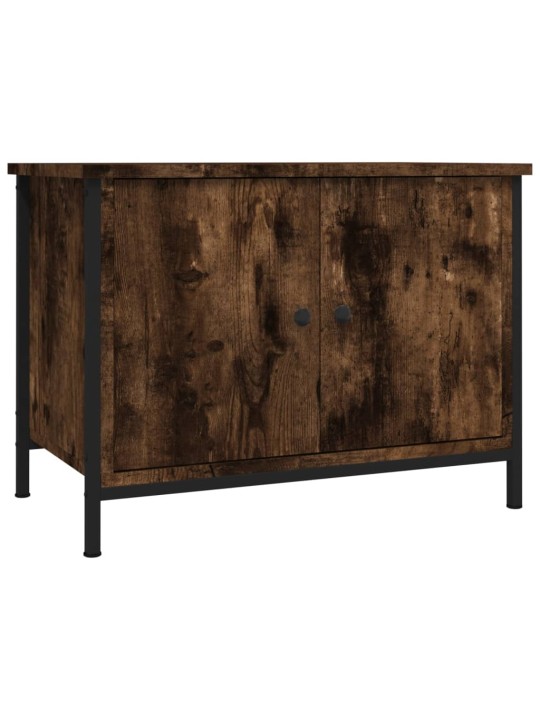 TV skříňka s dvířky kouřový dub 60x35x45 cm kompozitní dřevo