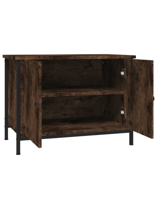 TV skříňka s dvířky kouřový dub 60x35x45 cm kompozitní dřevo