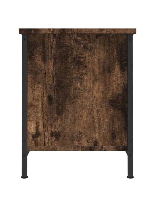 TV skříňka s dvířky kouřový dub 60x35x45 cm kompozitní dřevo