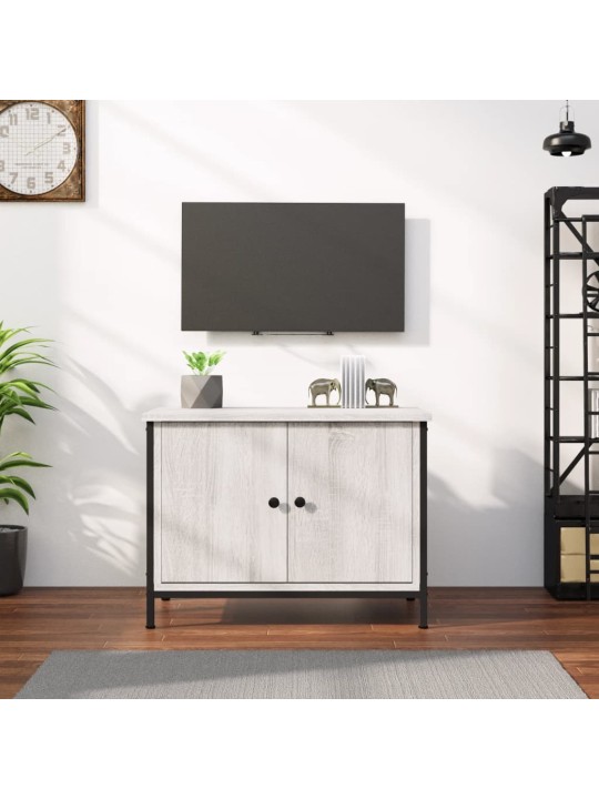 TV skříňka s dvířky šedá sonoma 60x35x45 cm kompozitní dřevo