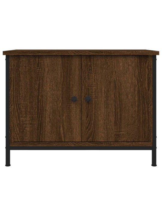 TV skříňka s dvířky hnědý dub 60x35x45 cm kompozitní dřevo