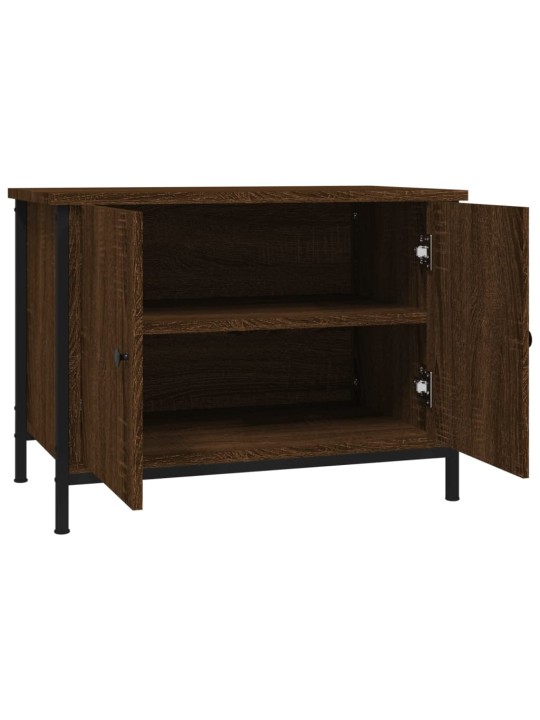 TV skříňka s dvířky hnědý dub 60x35x45 cm kompozitní dřevo