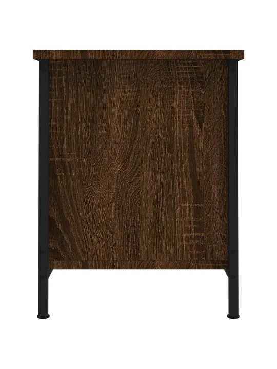 TV skříňka s dvířky hnědý dub 60x35x45 cm kompozitní dřevo