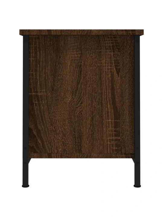 TV skříňka s dvířky hnědý dub 60x35x45 cm kompozitní dřevo
