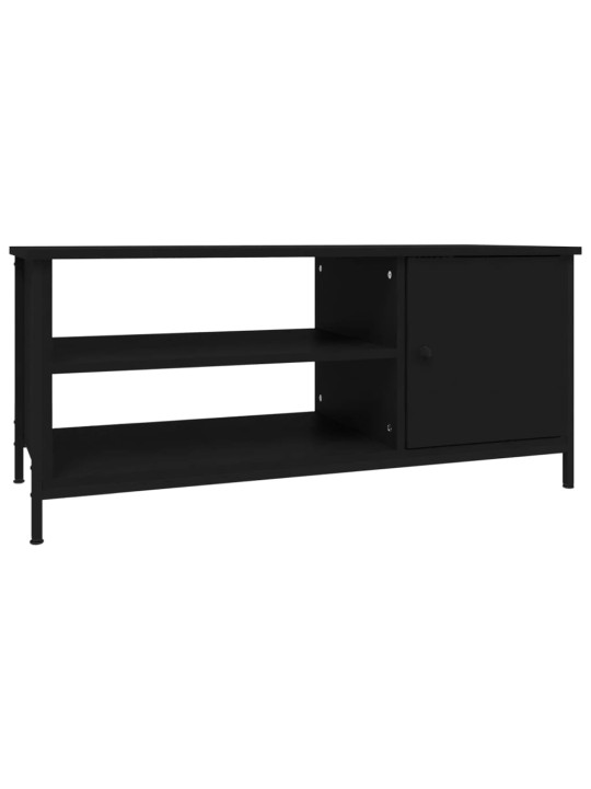 TV skříňka černá 100 x 40 x 45 cm kompozitní dřevo