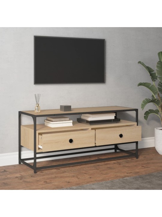 TV skříňka dub sonoma 100 x 35 x 45 cm kompozitní dřevo