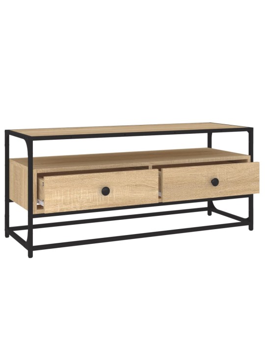 TV skříňka dub sonoma 100 x 35 x 45 cm kompozitní dřevo