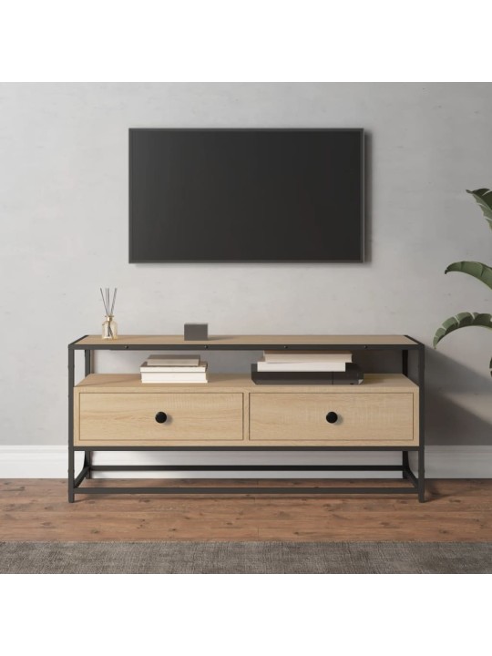 TV skříňka dub sonoma 100 x 35 x 45 cm kompozitní dřevo
