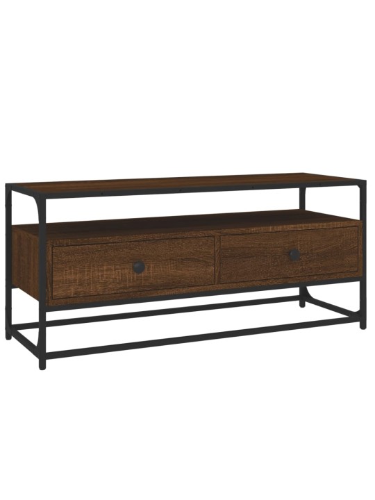 TV skříňka hnědý dub 100 x 35 x 45 cm kompozitní dřevo