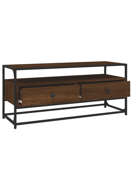 TV skříňka hnědý dub 100 x 35 x 45 cm kompozitní dřevo
