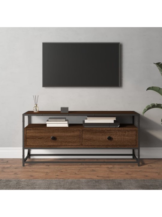 TV skříňka hnědý dub 100 x 35 x 45 cm kompozitní dřevo