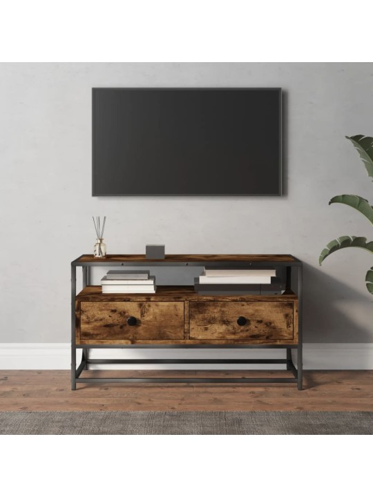 TV skříňka kouřový dub 80 x 35 x 45 cm kompozitní dřevo