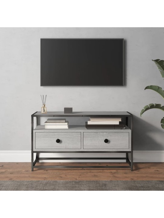 TV skříňka šedá sonoma 80 x 35 x 45 cm kompozitní dřevo