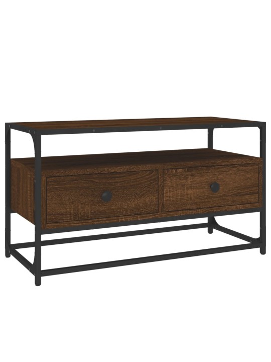 TV skříňka hnědý dub 80 x 35 x 45 cm kompozitní dřevo