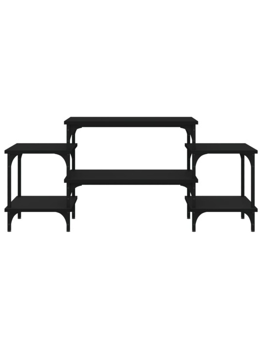 TV skříňka černá 117 x 35 x 52 cm kompozitní dřevo