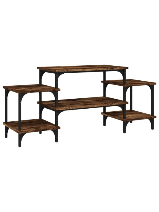 TV skříňka kouřový dub 117 x 35 x 52 cm kompozitní dřevo