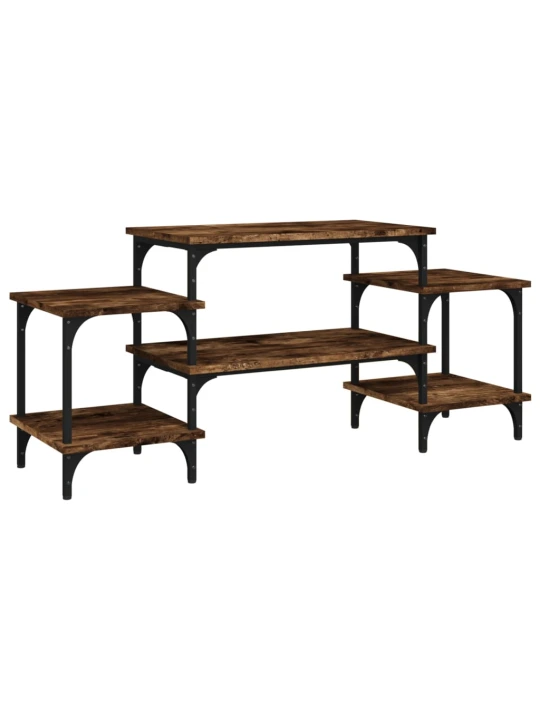 TV skříňka kouřový dub 117 x 35 x 52 cm kompozitní dřevo