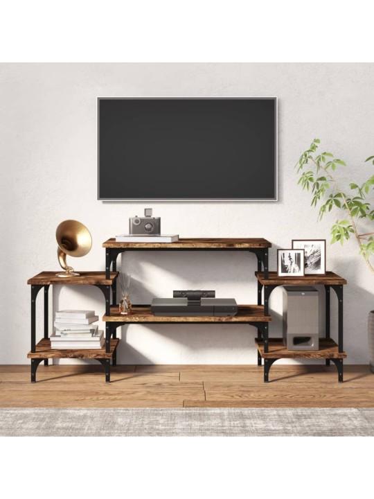 TV skříňka kouřový dub 117 x 35 x 52 cm kompozitní dřevo