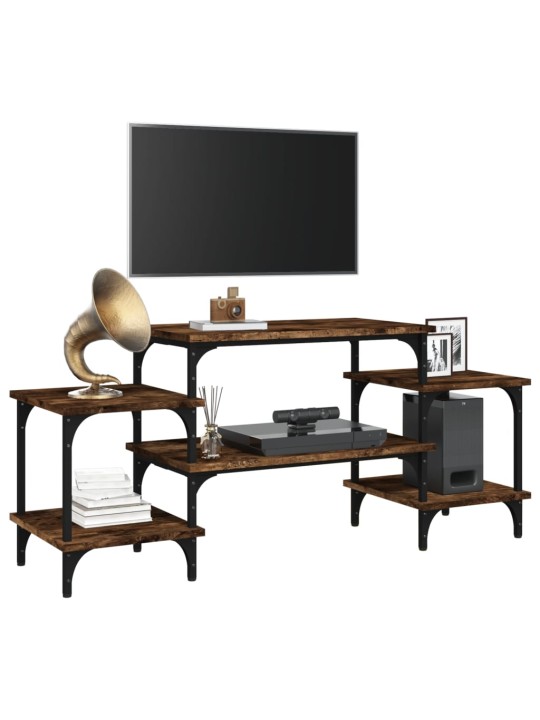 TV skříňka kouřový dub 117 x 35 x 52 cm kompozitní dřevo