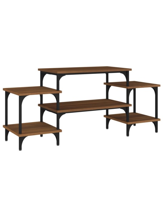 TV skříňka hnědý dub 117 x 35 x 52 cm kompozitní dřevo